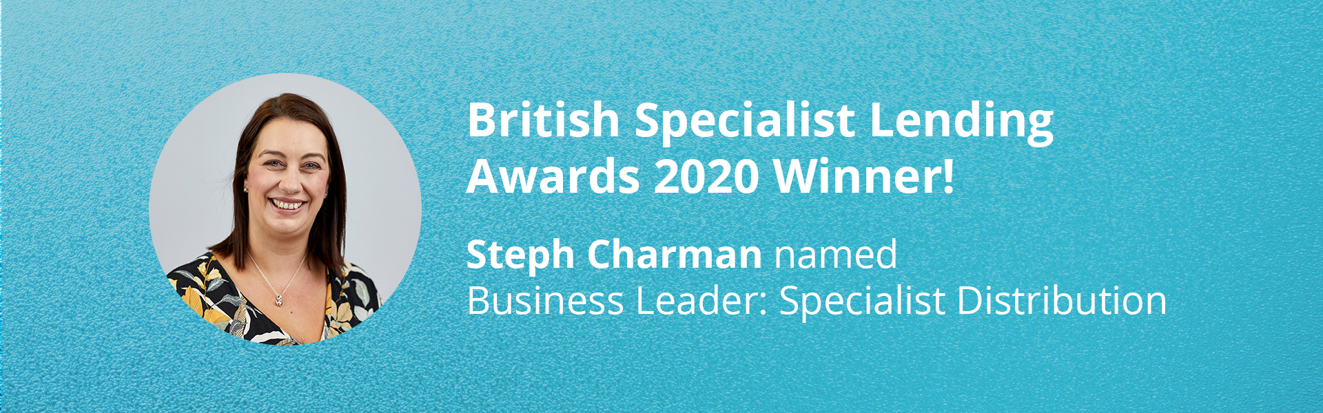 Steph Charman wins at British Specialist Lending Awards 2020
